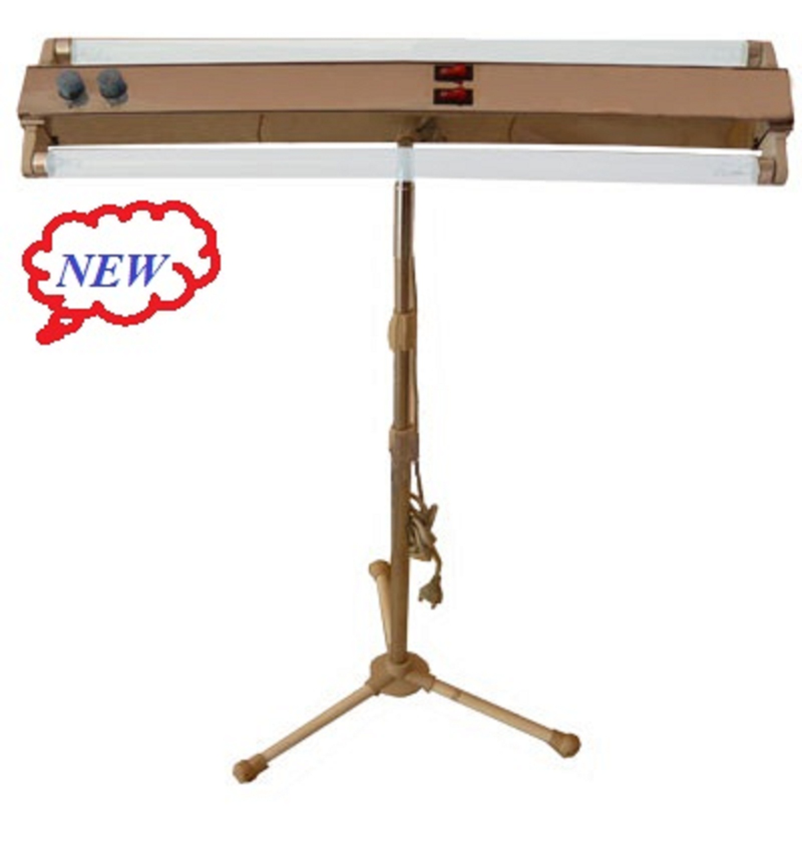 Đèn cực tím có chân chỉnh cao thấp 